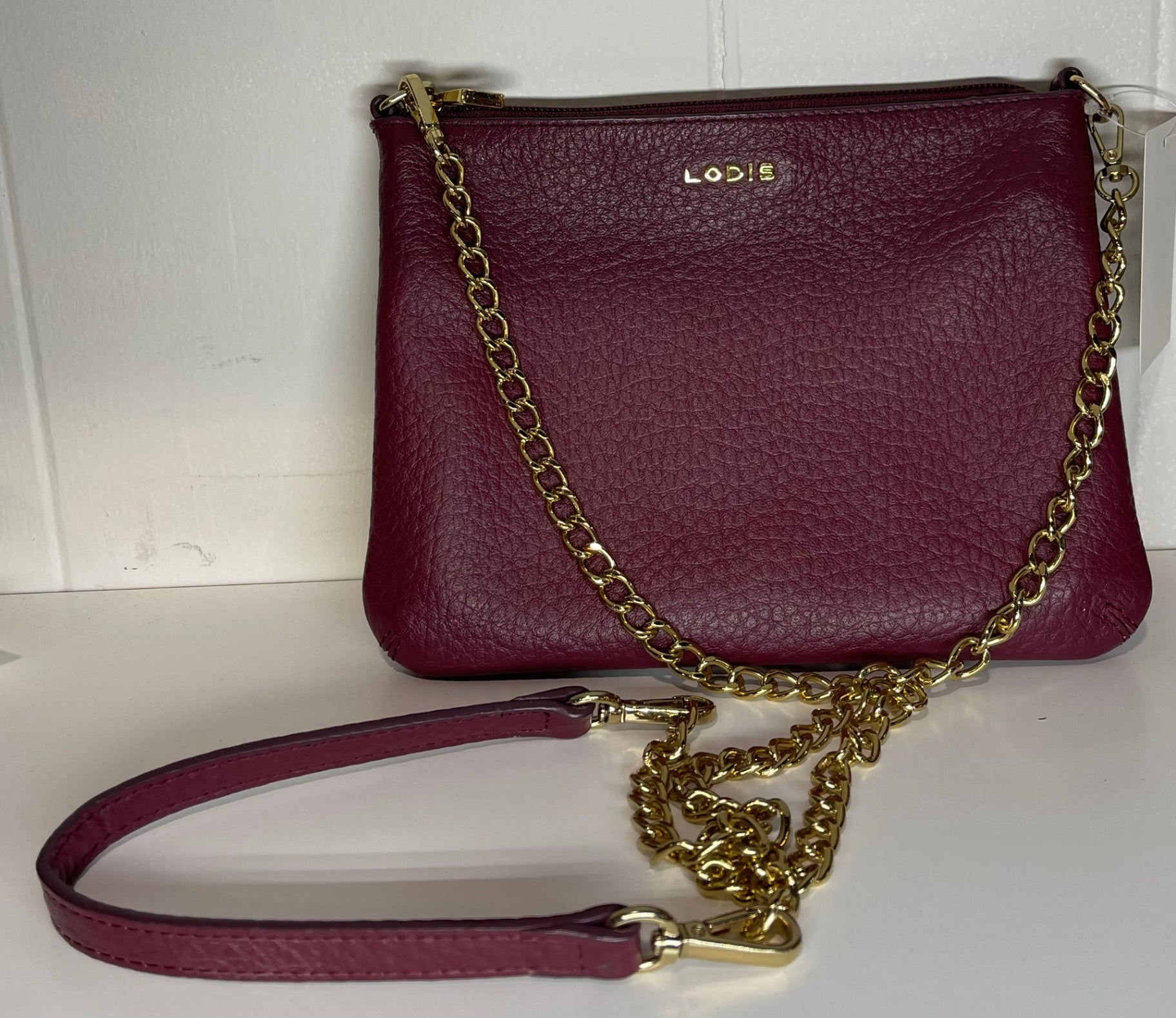 Lodis Purse Leather Convertible Bag