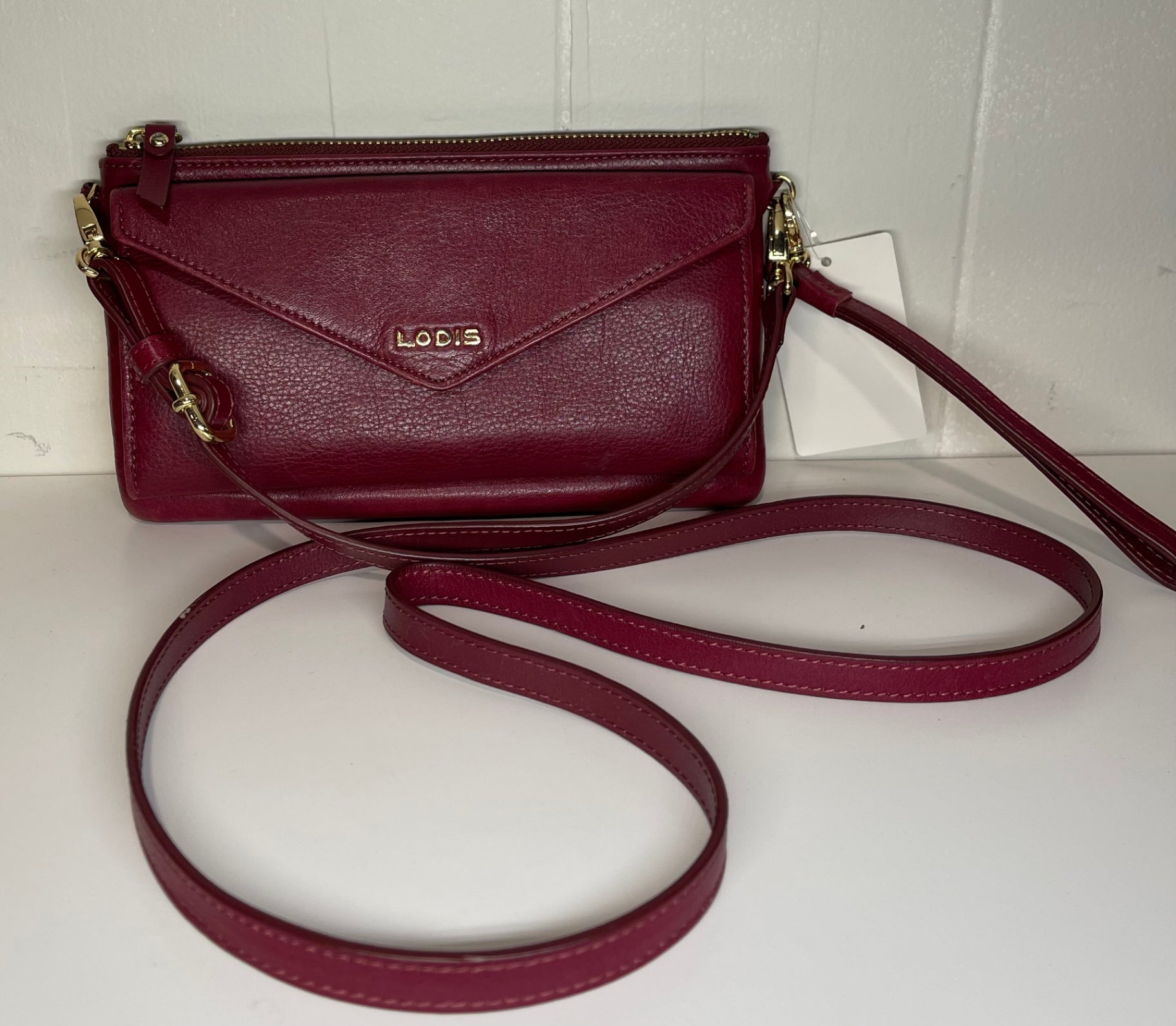 Lodis Purse Leather Envelope Pouch