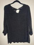 Ee:some Long Sleeve Sweater S/M Black